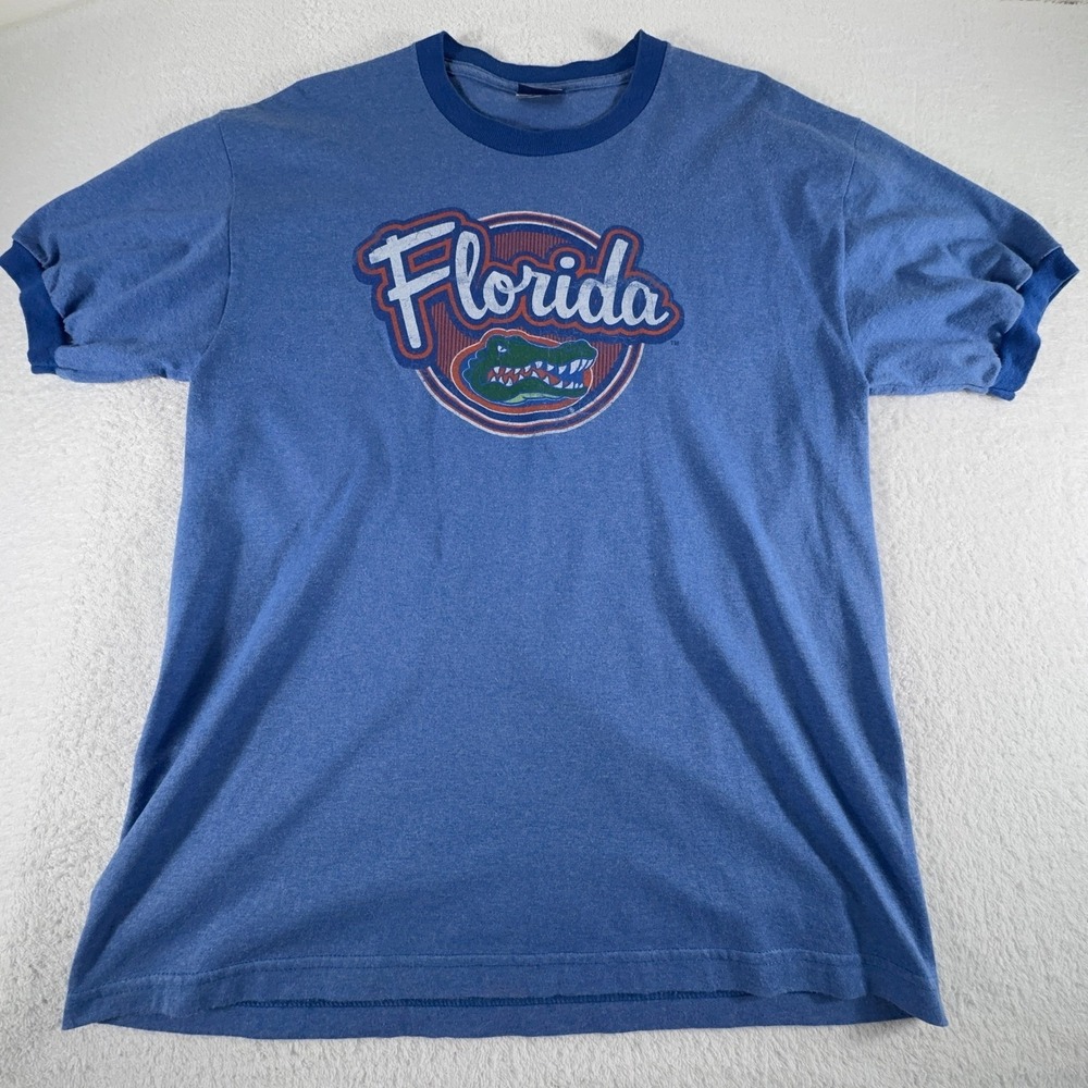 Florida Gators Team Edition Apparel Licensed Shirt‎ Blue L Retro Vintage